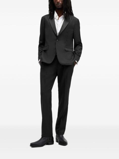 ALLSAINTS panel-lapel single-breasted blazer