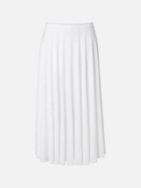NORMA KAMALI Pleated jersey midi skirt