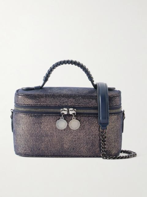 Stella McCartney Falabella Vanity Metallic Vegetarian Suede Shoulder Bag