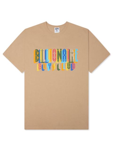 BILLIONAIRE BOYS CLUB PRISM S/S TEE - SESAME