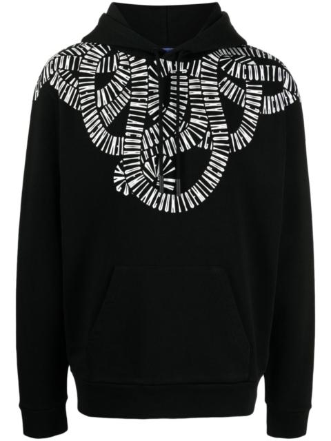 Marcelo Burlon County Of Milan Snake Wings cotton hoodie