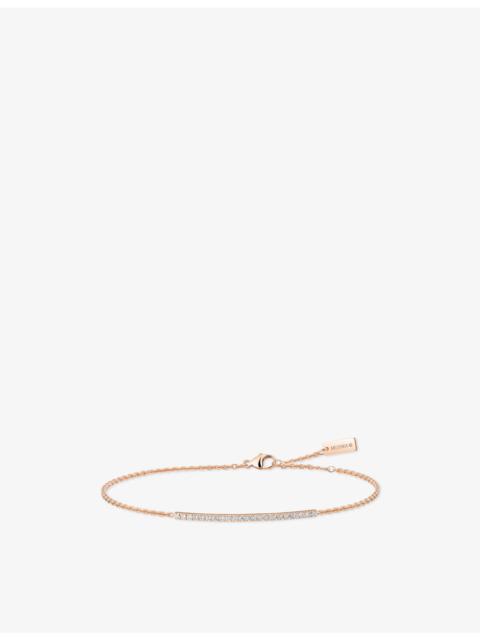 MESSIKA Gatsby 18ct rose-gold and diamond bracelet