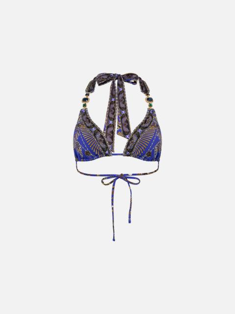 CAMILLA SOFT TIE TRI BRA WITH TRIM