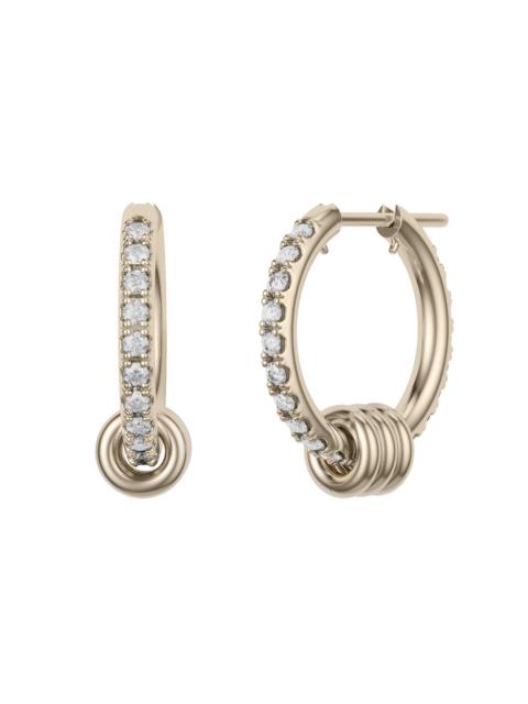 Spinelli Kilcollin Diamond Ara Hoop Earrings