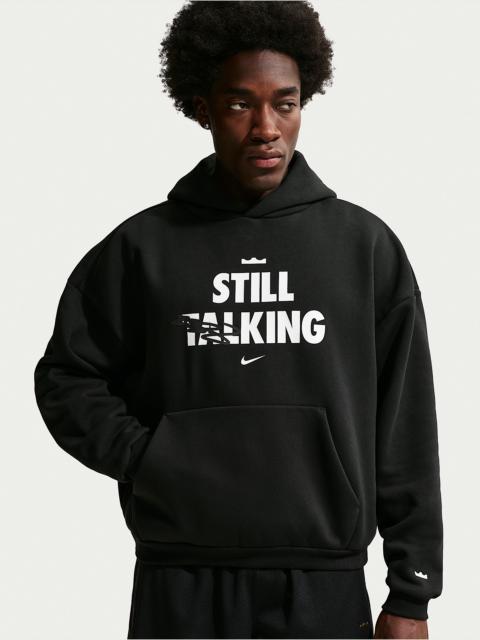 Nike LeBron "Shut Up and Dribble" Men's Nike Therma-FIT Brushed Pullover Basketball Hoodie