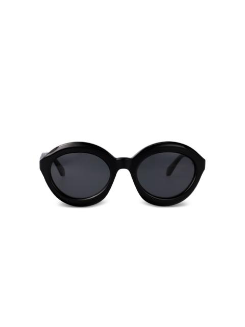 Alaïa oversized oval sunglasses