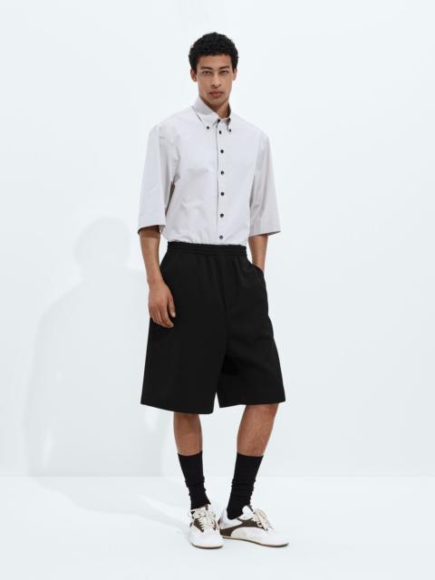 Bottega Veneta Wool Grain De Poudre Shorts