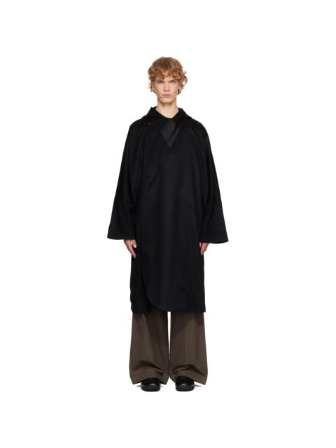 Kiko Kostadinov Black Munno Hooded Coat