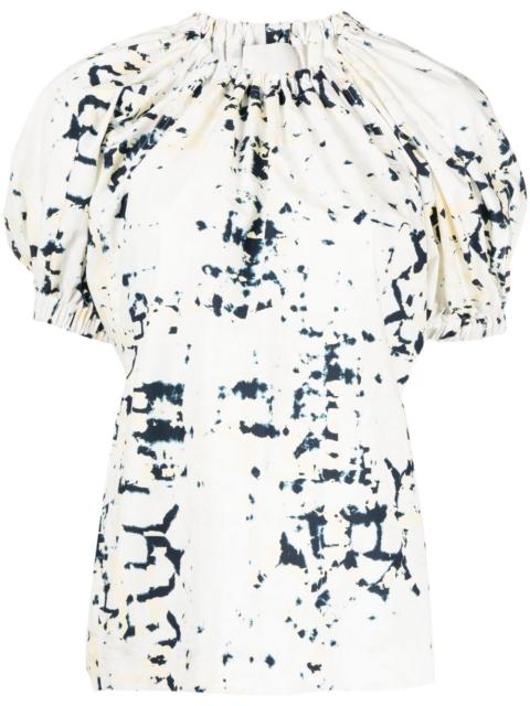 3.1 Phillip Lim Kaleidoscope puff-sleeve blouse