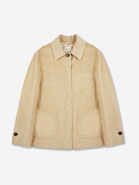 SLOWEAR Wide fit corduroy blouson jacket