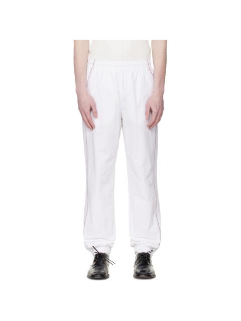 LACOSTE White Top Tier Track Pants