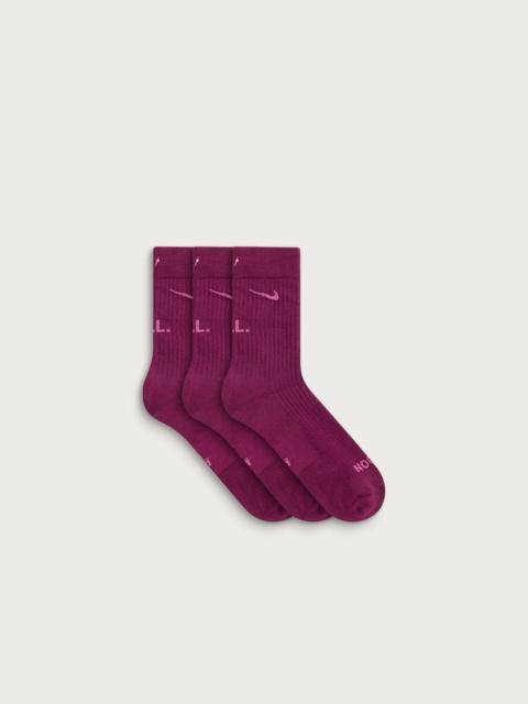 Nike Nike x Nocta Cardinal Stock 3 Pack Socks