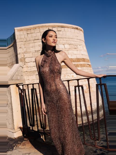 SAU LEE GRACIE SEQUIN DRESS