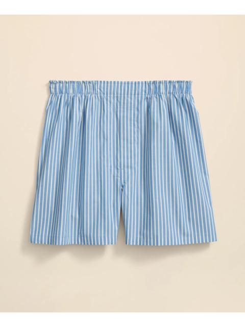 Brooks Brothers Cotton Broadcloth Bengal Striped Boxers