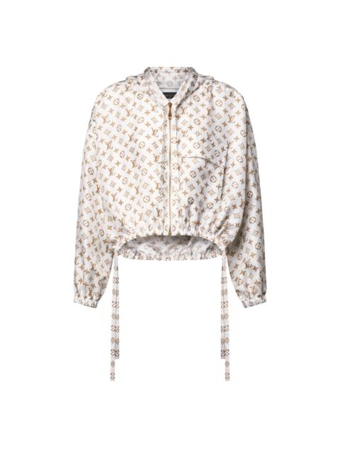 Louis Vuitton Woven Monogram Print Drawstring Jacket