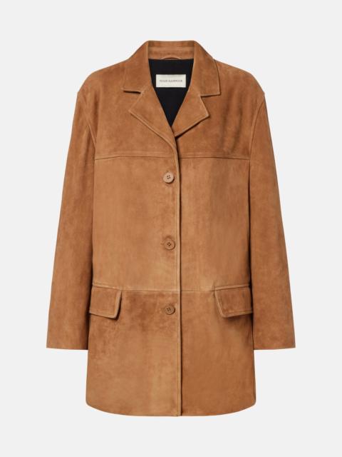 NOUR HAMMOUR Voltia suede jacket