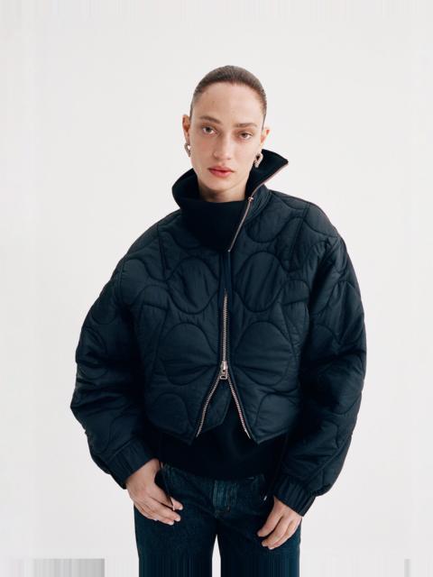 AGOLDE IONA QUILTED JACKET IN INK