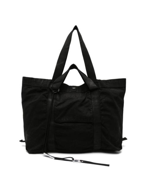 Boris Bidjan Saberi distressed cotton tote bag