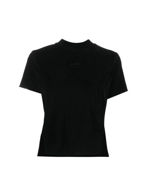 Song for the Mute slit detail crew neck T-Shirt