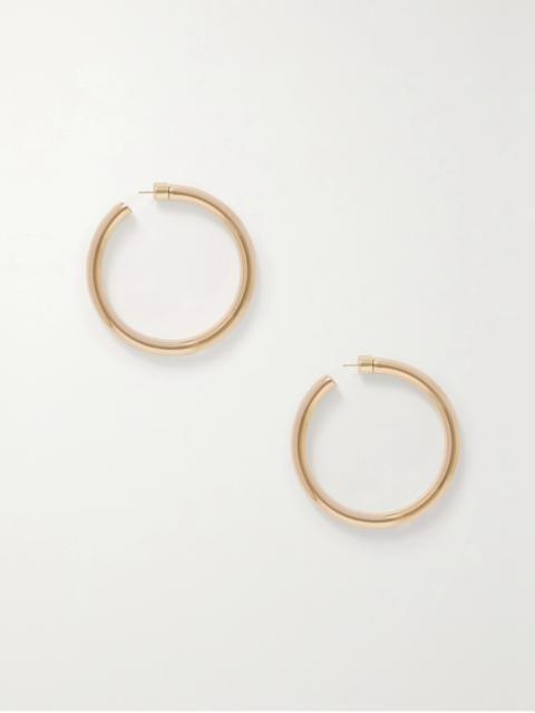 JENNIFER FISHER 2" Samira Gold-plated Hoop Earrings