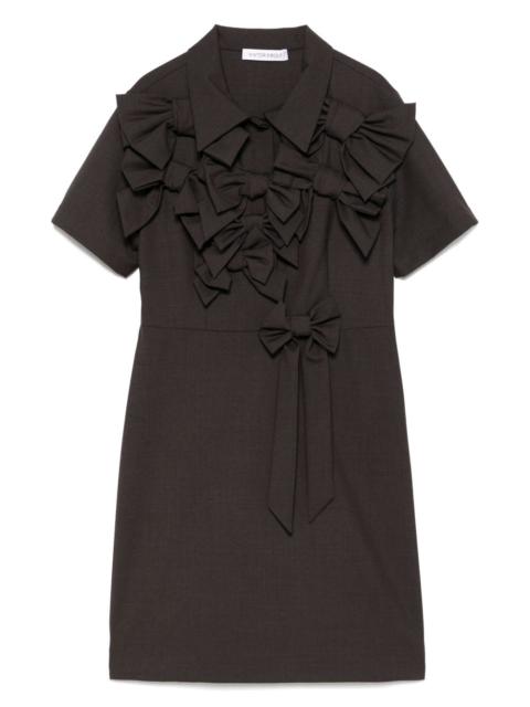 VIKTOR & ROLF bow bouquet mini dress