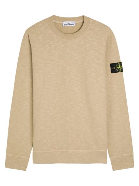 Stone Island Stone Island Logo Slubbed Cotton Sweatshirt