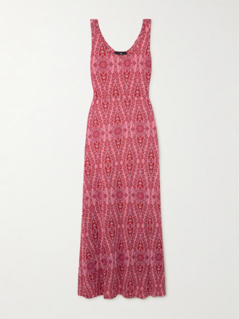 Etro Printed Knitted Maxi Dress