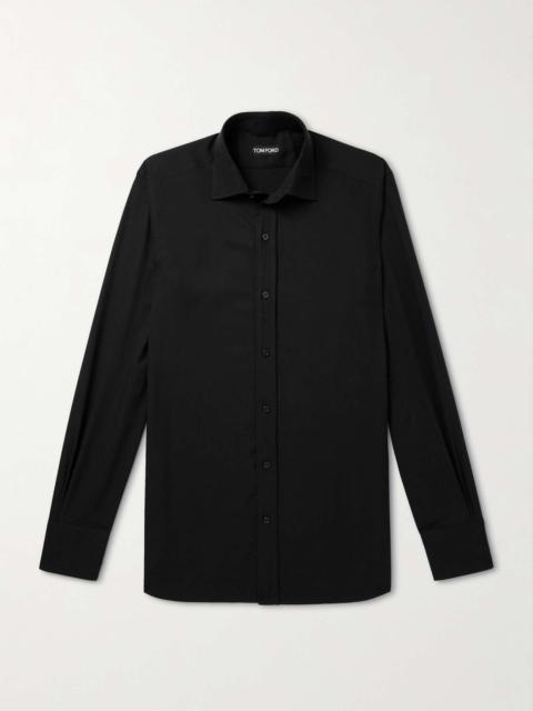 TOM FORD Lyocell and Silk-Blend Shirt