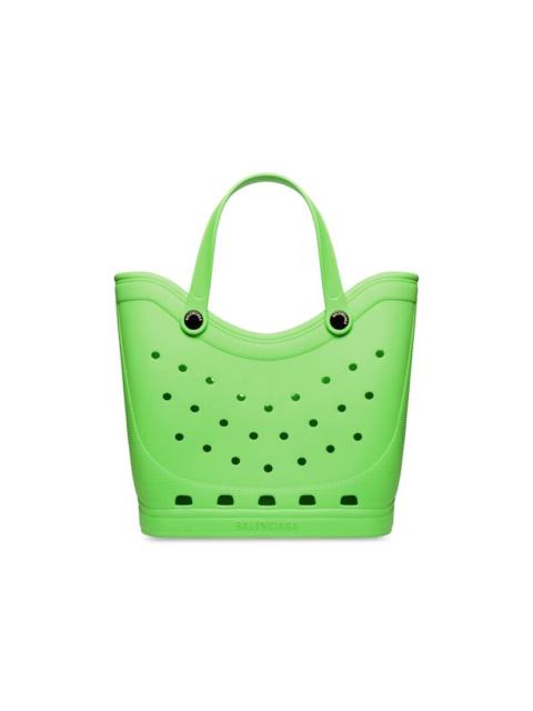 BALENCIAGA Crocs™ Large Tote Bag  in Green