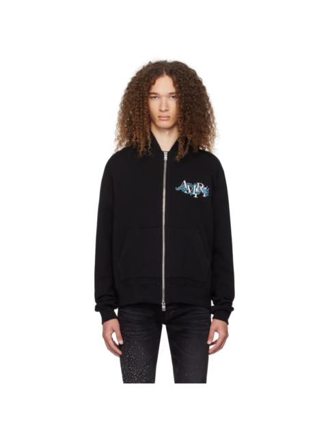 AMIRI Black Records Wolf Hoodie