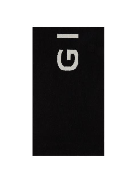 Givenchy Black Logo Scarf