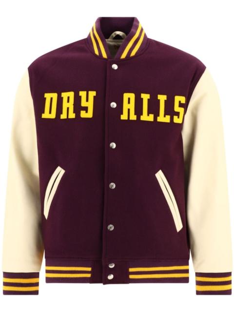 Human Made embroidered-logo wool jacket