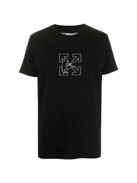 Off-White Worker embroidered T-shirt