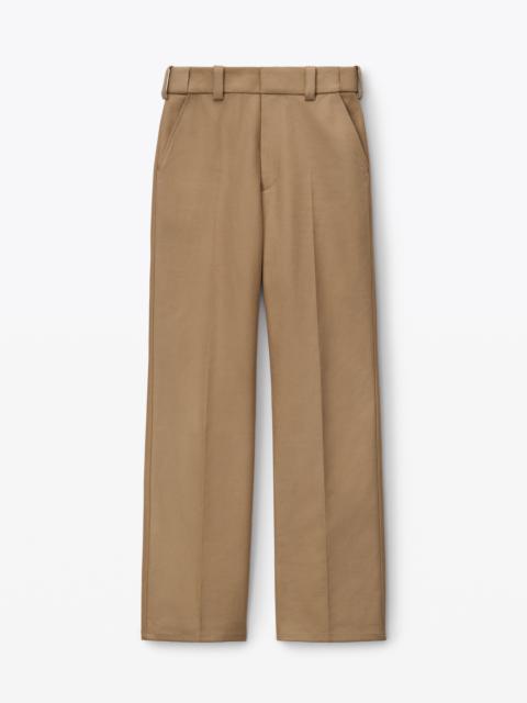 Alexander Wang straight leg pant in cotton twill