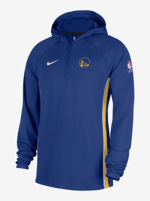 Golden State Warriors Zoned Men's Nike Dri-FIT NBA 1/4-Zip Hoodie