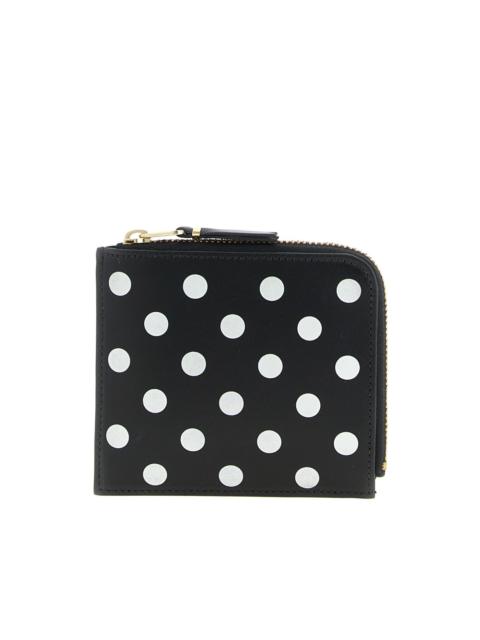 Comme Des Garçons polka dot printed wallet