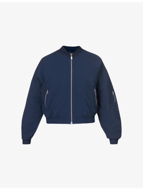 Sweaty Betty Explorer Zip-Up Stretch-Woven Bomber Jacket