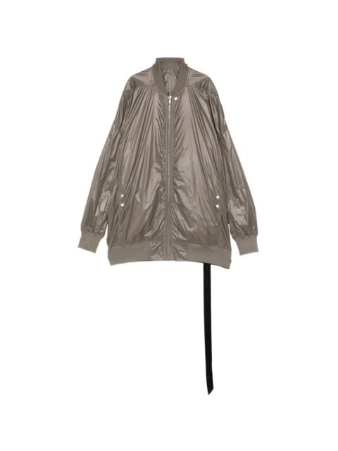 Rick Owens DRKSHDW ruched zip-up jacket