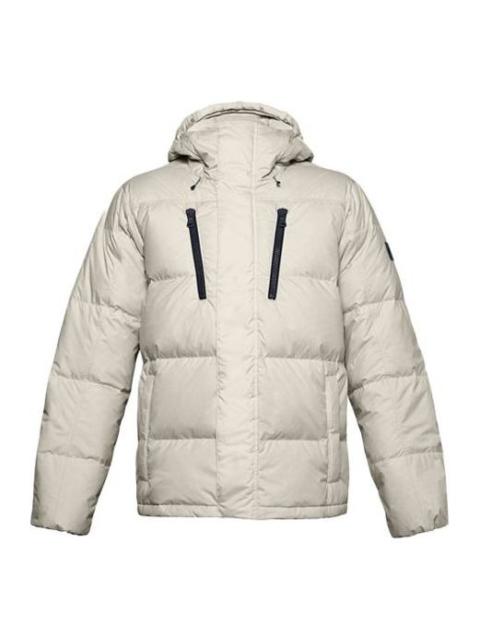 Under Armour 팔레 Sportstyle 양털 다운 재킷 '흰색'1355853-110