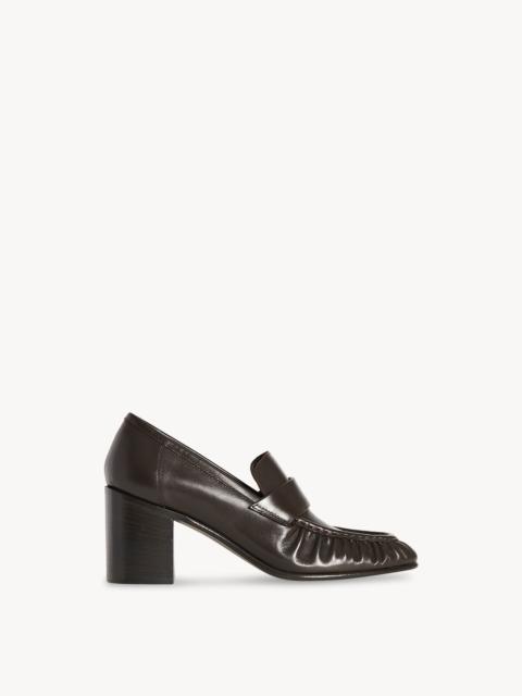 The Row Loafer Pump in Leather