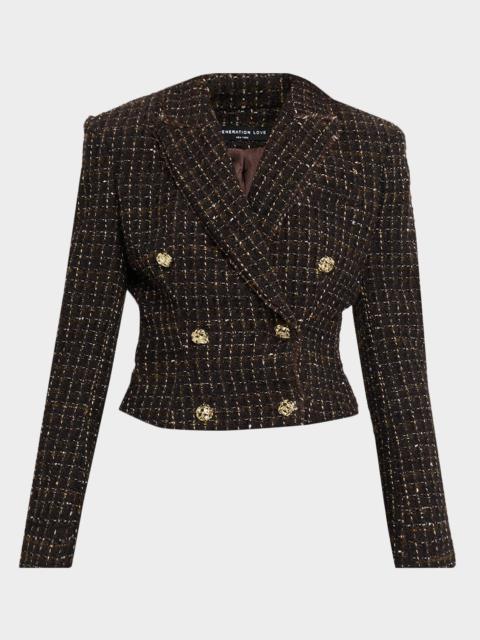 GENERATION LOVE Aytul Tweed Blazer