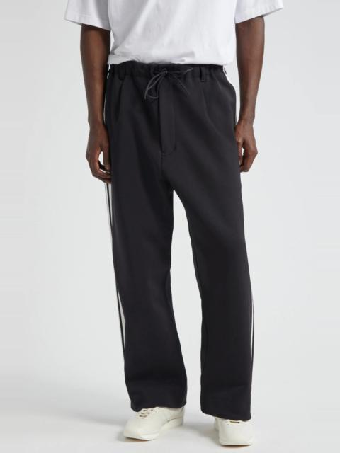 Y-3 3-Stripes Track Pants in Black/Off White
