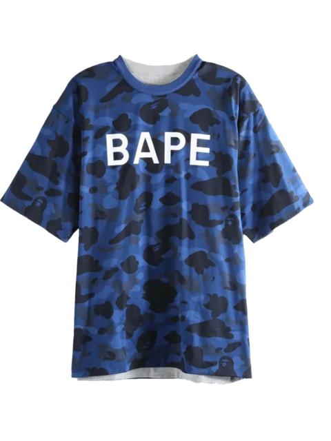 A BATHING APE® Color Camo Reversible Tee "Navy" 1M30109008 NVY