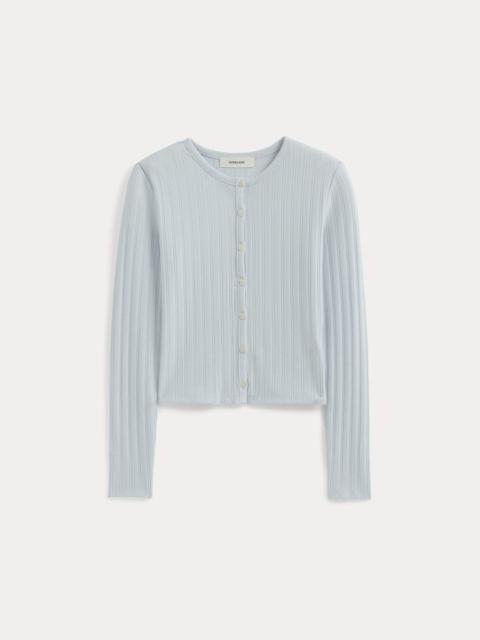 EVERLANE CARDIGAN IN POINTELLE