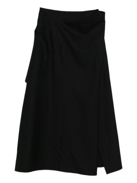 ISSEY MIYAKE high-waisted asymmetric skirt