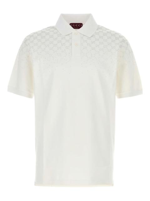 GUCCI logo piquet polo shirt