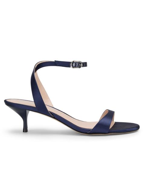 Stuart Weitzman Women's Kellie 50MM Satin Sandals - River Blue