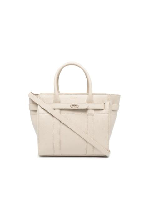 Mulberry mini Bayswater grained tote