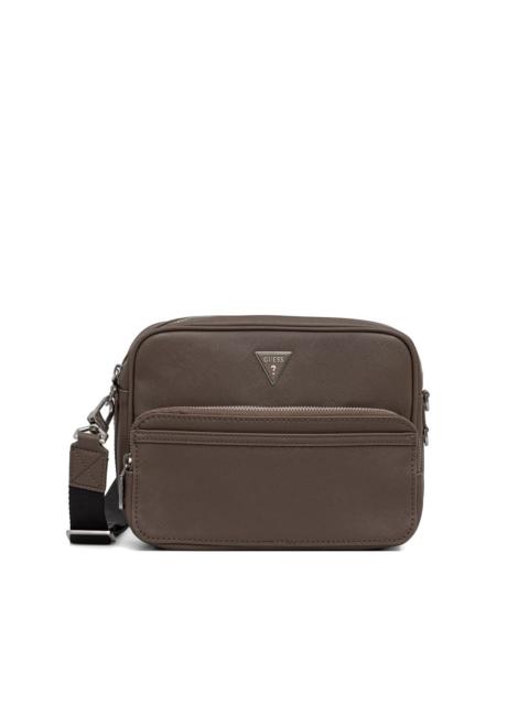 GUESS USA Milano mini logo-plaque messenger bag