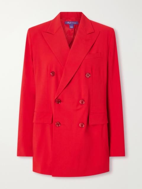 Ralph Lauren Ramona Double-breasted Wool-blend Blazer